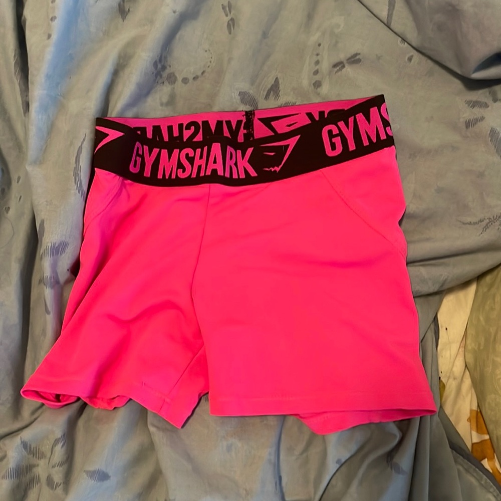 Pink gym shorts from gymshark